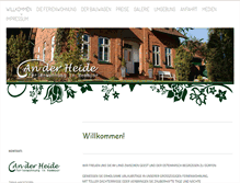 Tablet Screenshot of ferieninhemmoor.de